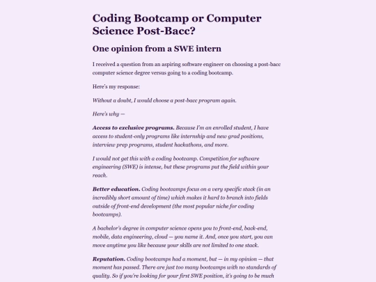 bootcamps screenshot