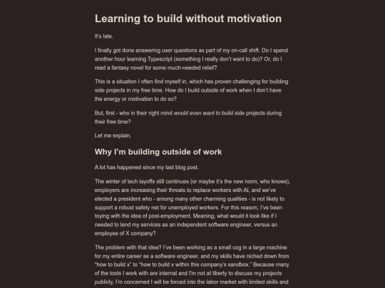building-without-motivation screenshot