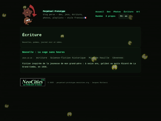 ecriture screenshot