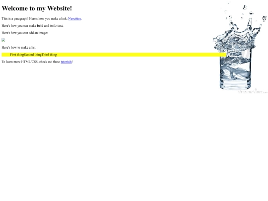 homework screenshot