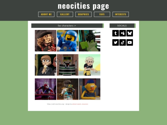 fav_characters screenshot