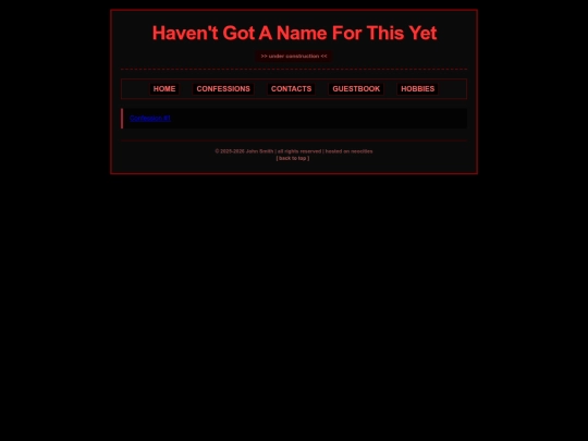 confessionlist screenshot