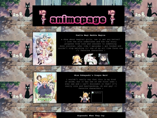 myanimefaves screenshot