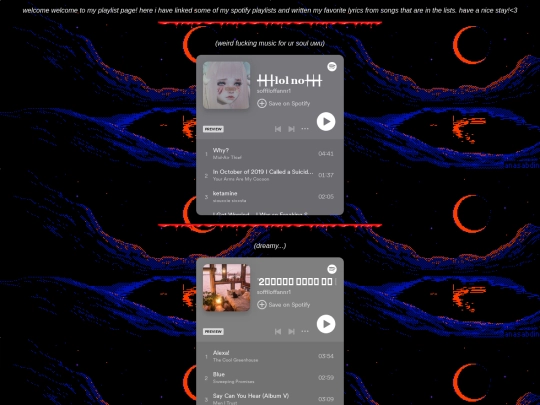 playlists screenshot