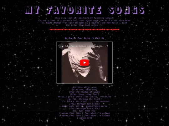 songs screenshot