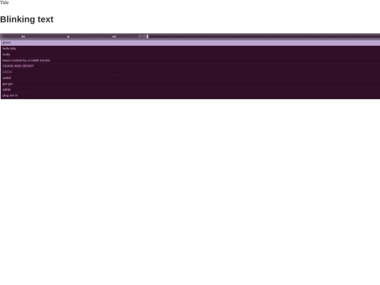 test screenshot