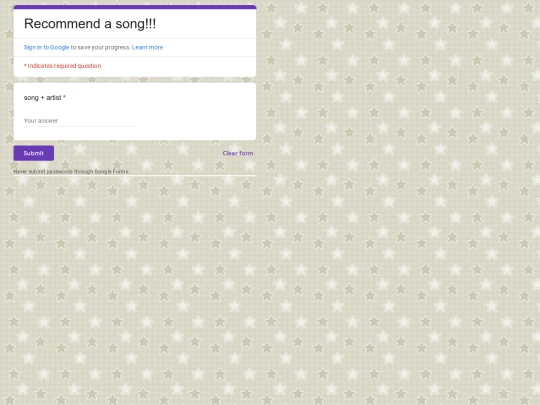 music/formtest screenshot
