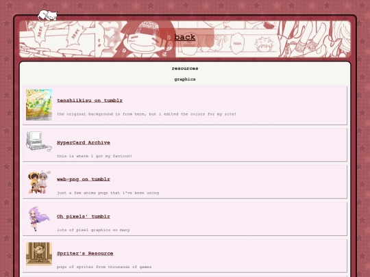 resources screenshot