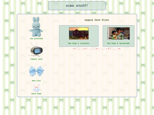 sims/savefiles screenshot