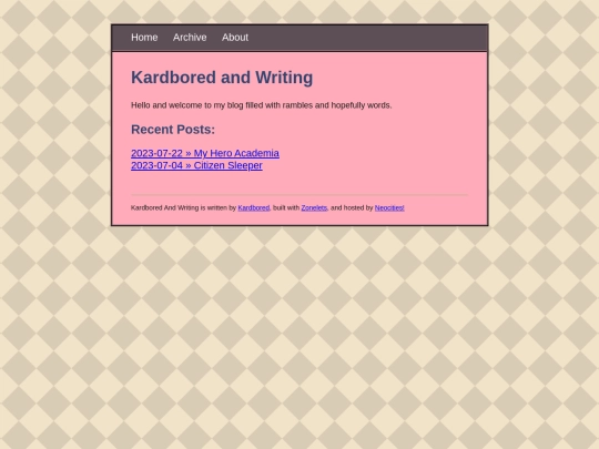 blog screenshot