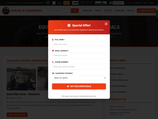 specials screenshot