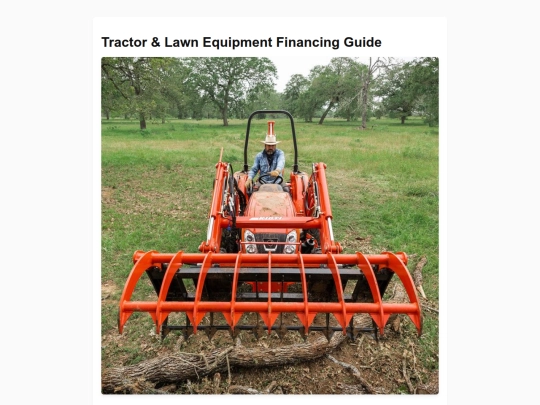 tractor-lawn-equipment-financing screenshot