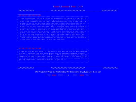blog screenshot