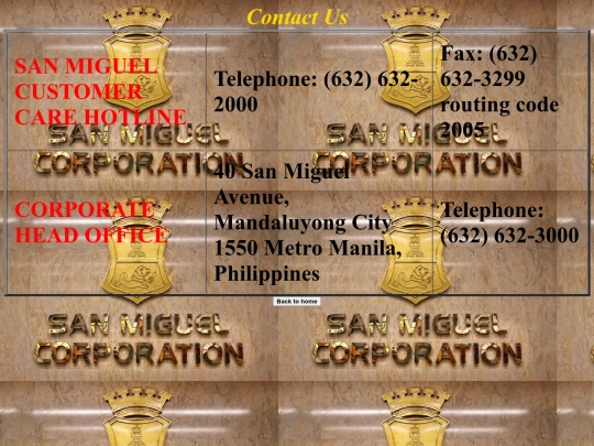 CONTACT screenshot