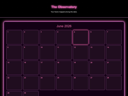 CHEZ-XEN/CHEZ-CALENDAR-2026/observatory-calendar screenshot