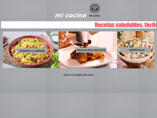recetas de cocina/descubretres screenshot