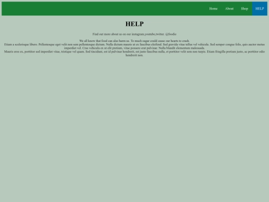 HELP screenshot