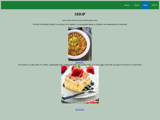 Shop screenshot