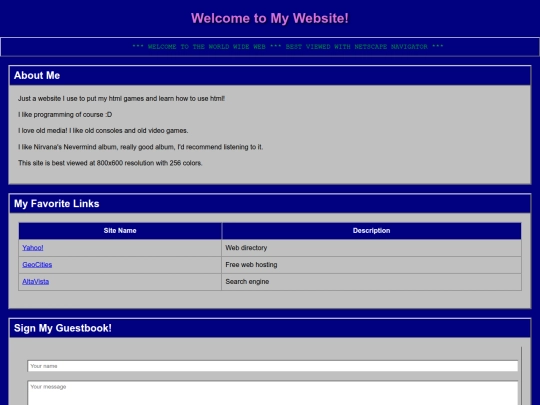 index screenshot
