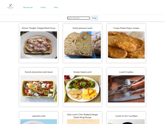 Lunch screenshot