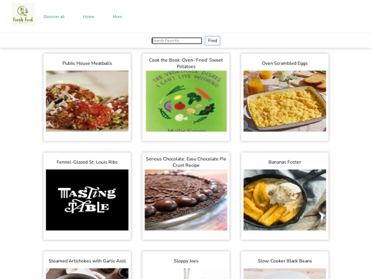 allRecipes screenshot