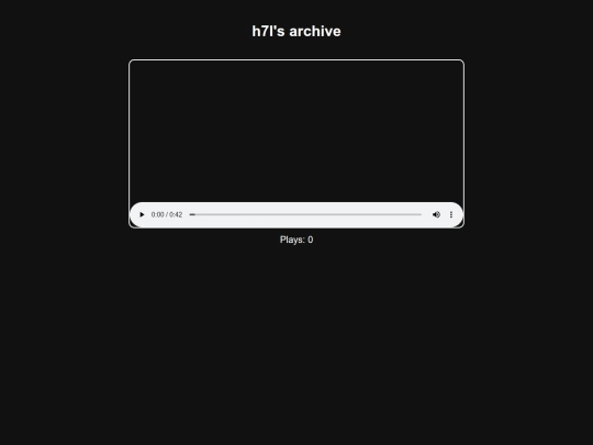 archive screenshot