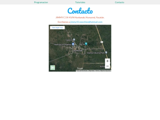 Contacto screenshot