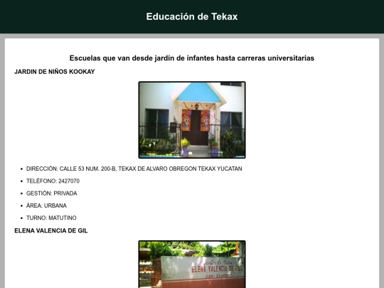 act26/Sitios/Educacion/Educacion screenshot