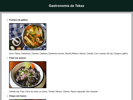act26/Sitios/Gastronomía/Gastronomia screenshot