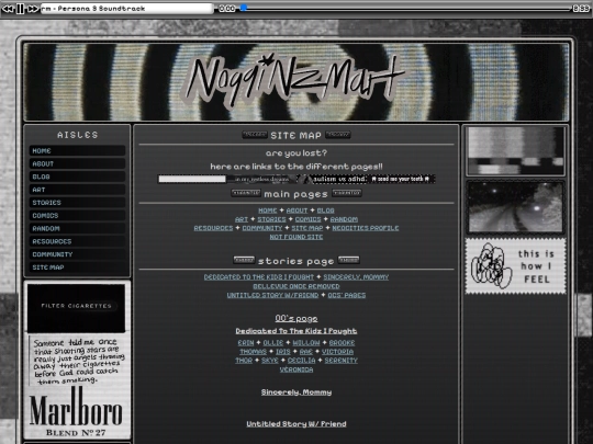 site-map screenshot