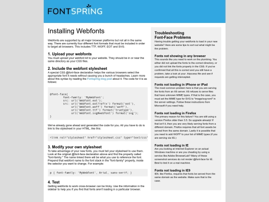 Silkscreen-fontfacekit/How_to_use_webfonts screenshot