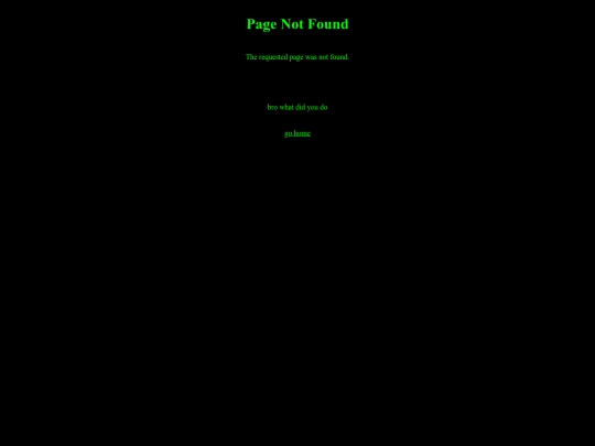 not_found screenshot