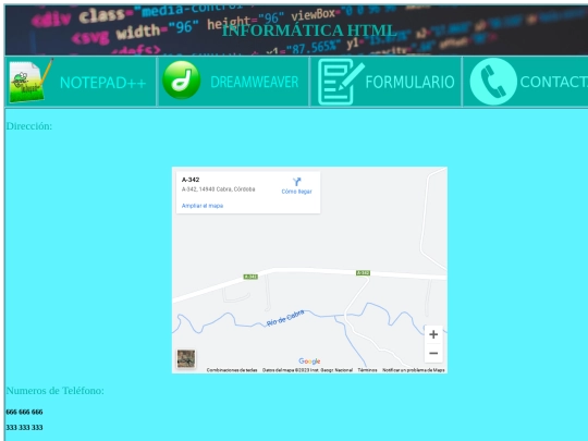 Contactar screenshot