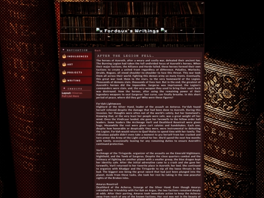 Short Stories/whenthelegionfell screenshot
