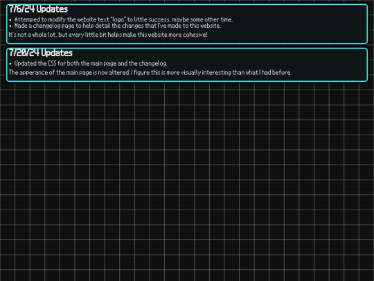 changelog screenshot