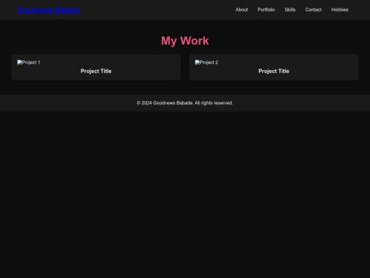 portfolio screenshot