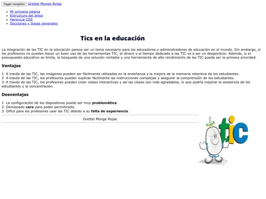 secciones screenshot