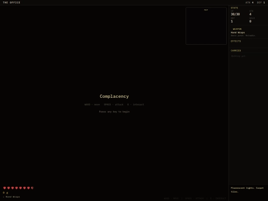 Complacency screenshot