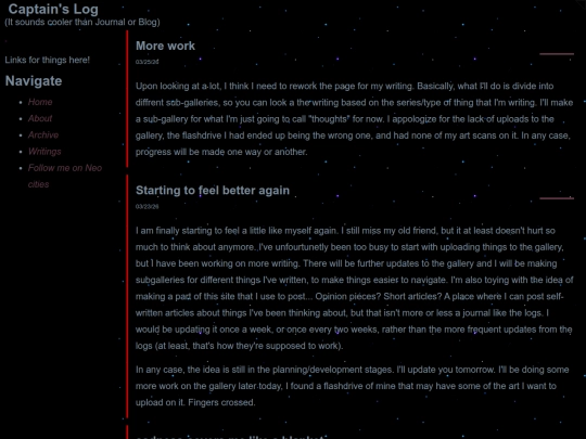 CaptainsLog screenshot