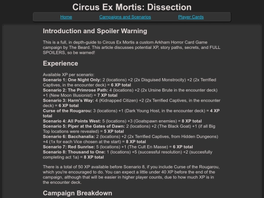 campaigns/circusexmortis/circus_dissection screenshot
