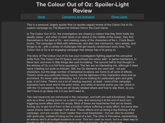 campaigns/colouroutofoz/colouroutofoz_review screenshot