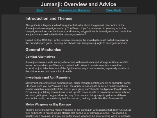 campaigns/jumanji/jumanji_advice screenshot