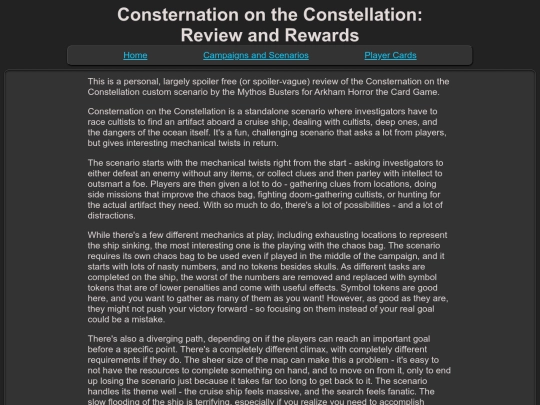 standalone/consternation screenshot