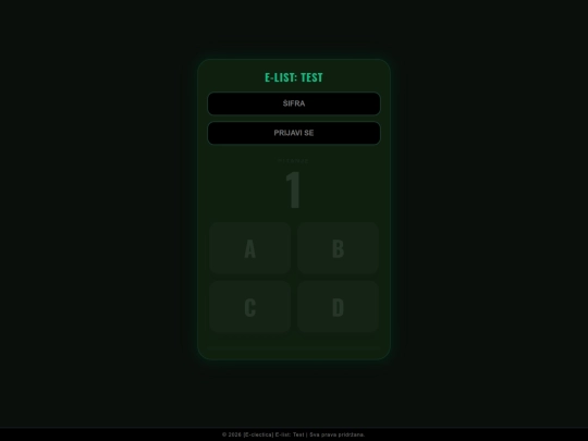 E-list_GREEN screenshot