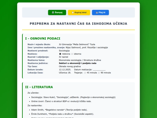 NP F&S/Ekonomija sektori podjela rada screenshot