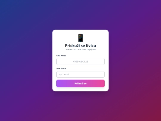 Prijavise screenshot