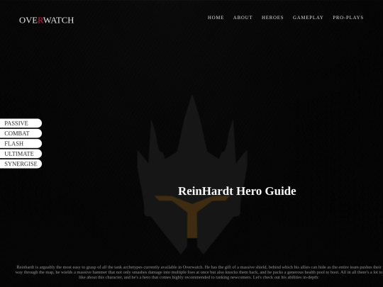 Reinhardth Guide screenshot