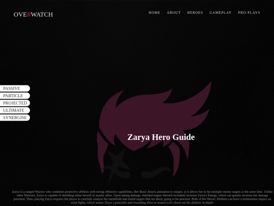 Zarya Guide screenshot