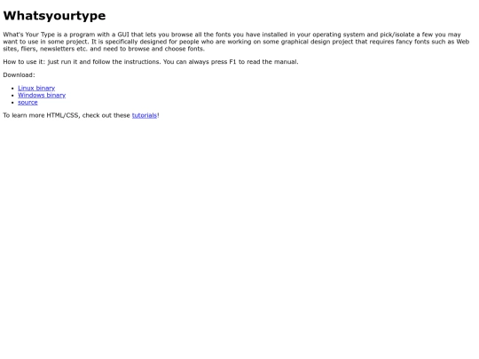 whatsyourtype screenshot