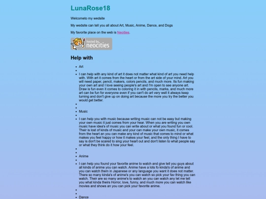 index screenshot